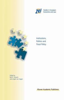 Hardcover Institutions, Politics and Fiscal Policy Book