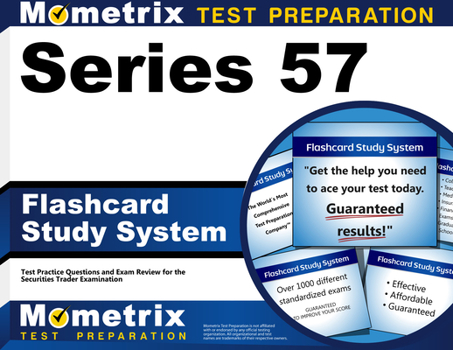 Paperback Series 57 Exam Flashcard Study System: Series 57 Test Practice Questions & Review for the Securities Trader Qualification Examination Book