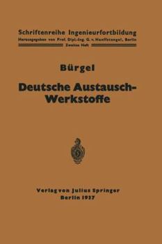 Paperback Deutsche Austausch-Werkstoffe [German] Book