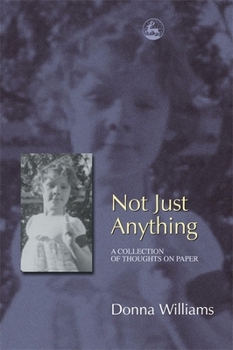 Paperback Not Just Anything: A Collection of Thoughts on Paper Book