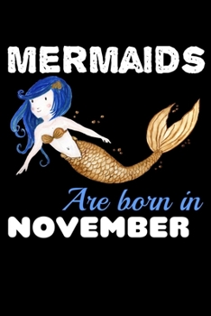 Paperback Mermaids Are Born In November: Recipe Book Food Book