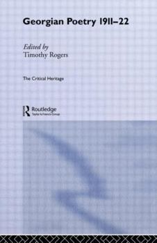 Paperback Georgian Poetry 1911-22 Book