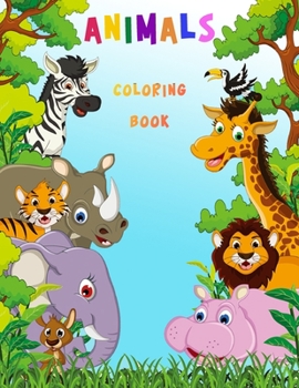 Paperback Animals Coloring Book: Activity Book for Kids Book