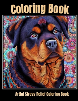 Artful stress relief coloring book: Zen in Zephyrs: Meditative Dog Portraits