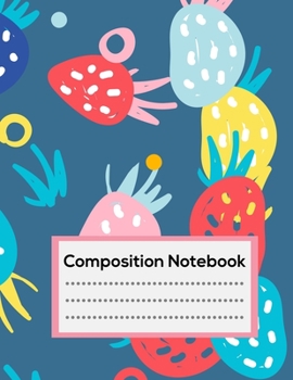 Paperback Composition Notebook: Wide Ruled Lined Paper Notebook Journal, Large (8.5 x 11 inches) - 100 Pages Book