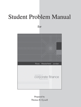 Paperback Essentials of Corporate Finance, Student Problem Manual Book