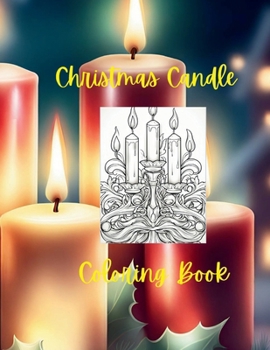 Paperback Christmas Candle Coloring Book