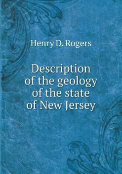 Paperback Description of the geology of the state of New Jersey Book