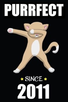 8th Birthday Dabbing Cat: Blank Lined Journal for 8th Birthday 8 Year Old Gift For Boys and Girls