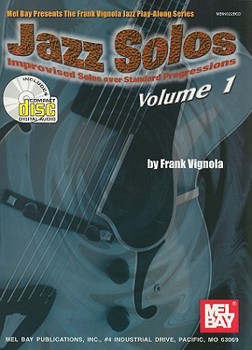 Paperback Mel Bay Jazz Solos Volume 1: Improvised Solos over Standard Progressions Book
