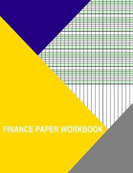 Finance Paper Workbook: 5 Columns Landscape