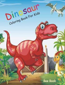 Paperback Dinosaur Coloring Book for Kids: 20 Unique Images, 2 Copies of Every Image And Single-sided Pages. Makes the Perfect Gift For Everyone. Book