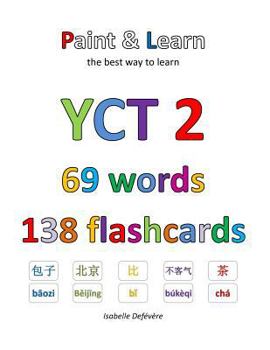 Paperback YCT 2 69 words 138 flashcards: Paint & Learn Book
