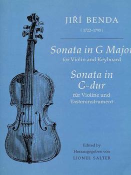 Paperback Sonata in G Major: Score & Part Book