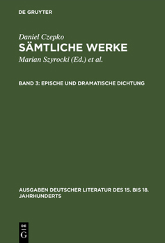 Hardcover Sämtliche Werke, Band 3, Epische und dramatische Dichtung [German] Book