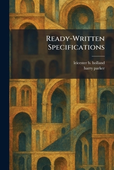 Paperback Ready-Written Specifications Book