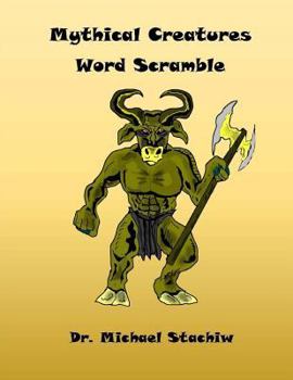 Paperback Mythical Creatures Word Scramble Book