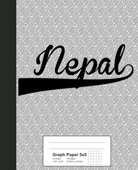 Paperback Graph Paper 5x5: NEPAL Notebook Book