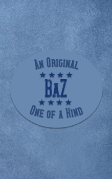 Paperback Baz: Personalized Writing Journal for Men Book