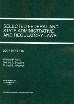 Paperback Selected Federal and State Administrative and Regulatory Laws Book