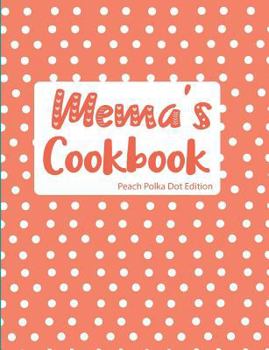 Paperback Mema's Cookbook Peach Polka Dot Edition Book