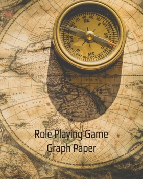 Role Playing Game Graph Paper: Blank Quad Ruled Grid Paper Composition Book for RPG Terrain, World, Dungeon and Location Mapping (map2)