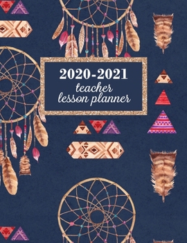 Paperback Teacher Planner 2020-2021: Lesson Planner for Academic Year July 2020 - June 2021, 7 Subject Weekly Lesson Planner + Monthly Calendar View, Comes Book