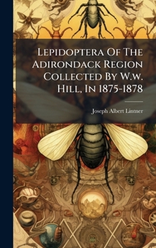 Hardcover Lepidoptera Of The Adirondack Region Collected By W.w. Hill, In 1875-1878 Book