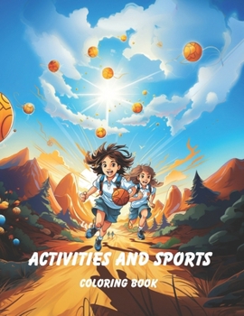 Paperback activities and sports coloring book: activities and sports coloring pages for kids Book