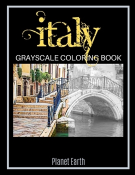 Paperback Italy Grayscale Coloring Book