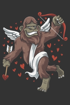 2020 Week To View Dated Planner Diary: 6x9 Inches Paperback Romantic Bigfoot Sasquatch Squatch Cupid Cherub Valentine's Day Gift