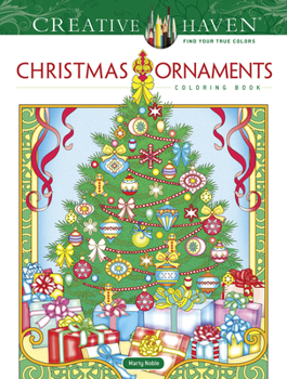 Paperback Creative Haven Christmas Ornaments Coloring Book
