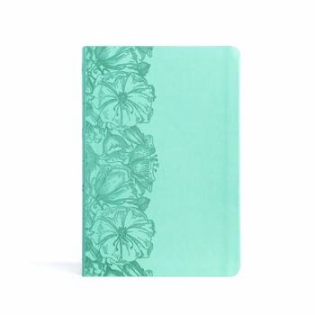 Imitation Leather CSB Large Print Thinline Bible, Value Edition, Light Teal Leathertouch Book