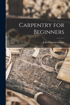 Paperback Carpentry for Beginners Book