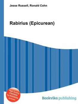 Paperback Rabirius (Epicurean) Book