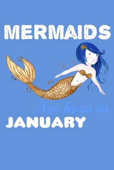Paperback Mermaids Are Born In January: Personal Expense Tracker Book