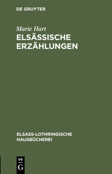 Hardcover Elsässische Erzählungen [German] Book