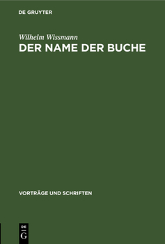 Hardcover Der Name Der Buche [German] Book