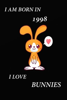 I love bunnies: Lined notebook / Journal gift , 120 pages , 6"x9" , matte finish