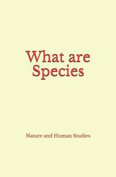 Paperback What Are Species Book