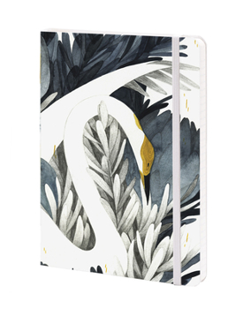 Hardcover Crane - Maggie Chiang - Lined/Plain/Dot Grid Book