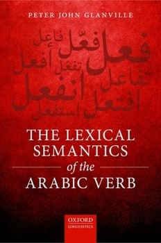 Hardcover Lexical Semantics of the Arabic Verb Book
