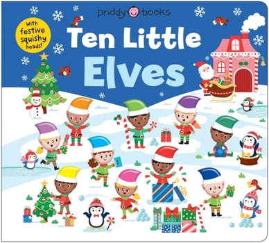 Board book Ten Little Elves (Little Squishies) Book