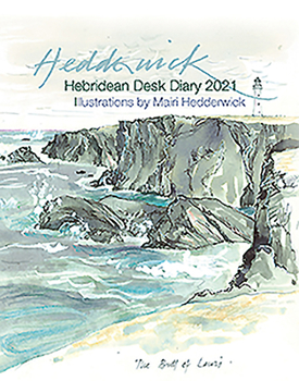 Hardcover Hebridean Desk Diary 2021 Book