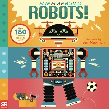 Board book Flip, Flap, Build: Robots Book