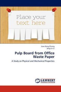 Paperback Pulp Board from Office Waste Paper Book