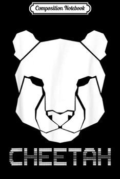 Composition Notebook: Cheetah Head Wild Cat Animal Feline Africa  Journal/Notebook Blank Lined Ruled 6x9 100 Pages