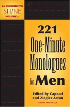 Paperback 221 One-Minute Monologues for Men Book