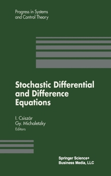 Hardcover Stochastic Differential and Difference Equations Book