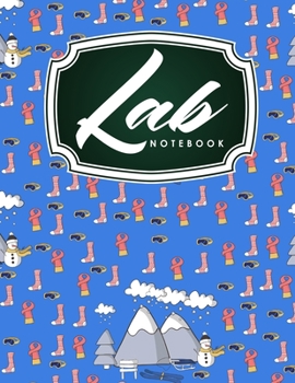 Paperback Lab Notebook: Chemistry Laboratory Notebook for Science Student, Research, College, Hypotheses, Experiments and Initial Analysis, Cu Book